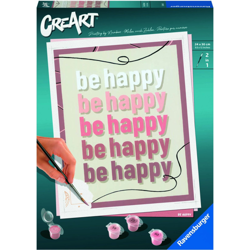 Creart Be Happy D/F/I/NL/EN/E 23544