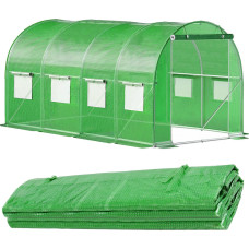 Springos Šiltnamio plėvelė Springos GT0004F 9 m2 (4,5x2x2 m)