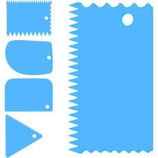 Springos Tortų mentelės Springos KI0094 4 vnt.