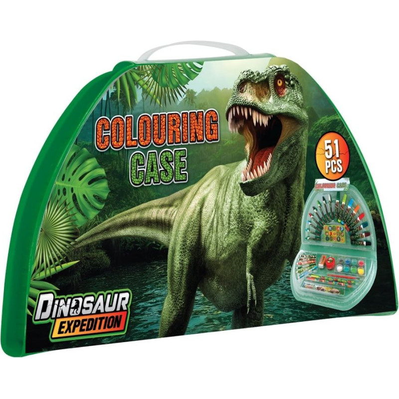 Joonistamise komplekt Dinosaurus, 51 osa