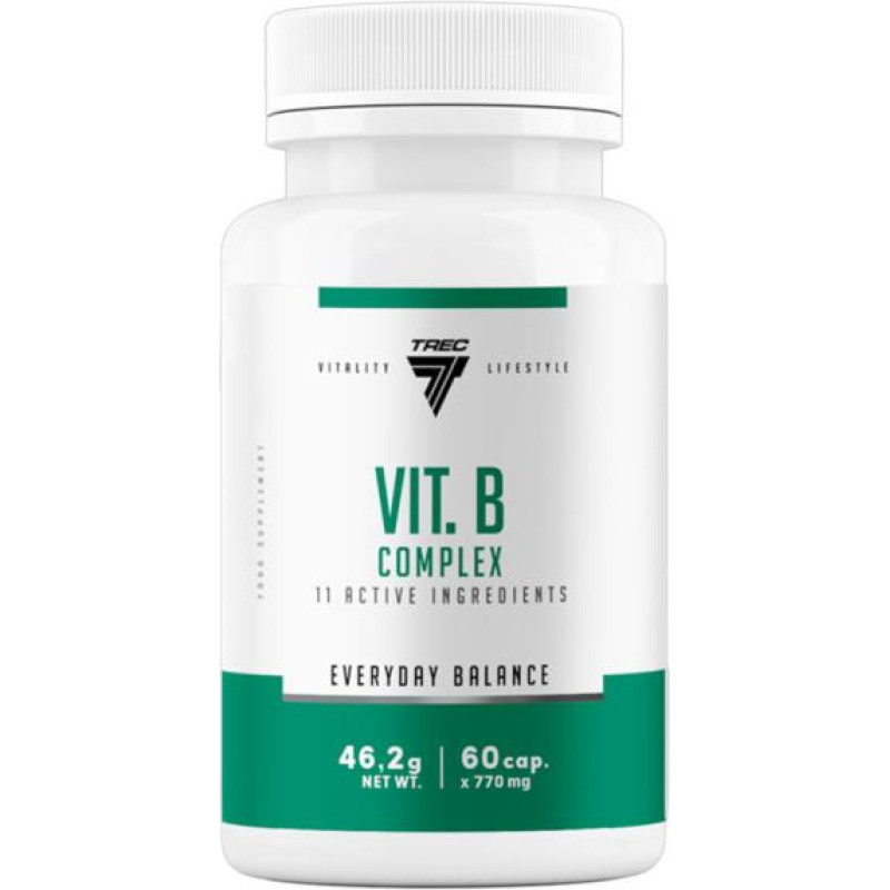 Trec Vitamiinikompleks TREC VIT. B COMPLEX, 60 kapslit