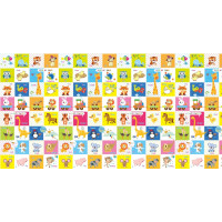 Bocioland soft folding play mat 150x200 cm happy day BL123