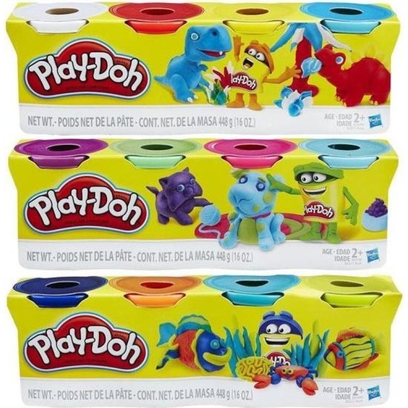 Play-Doh voolimismassi komplekt Classic 4 tk