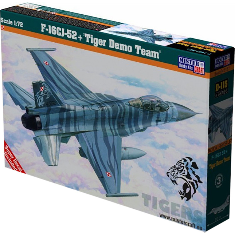 MODEL SAMOLOT F-16CJ-52+ TIGER DEMO 1:72