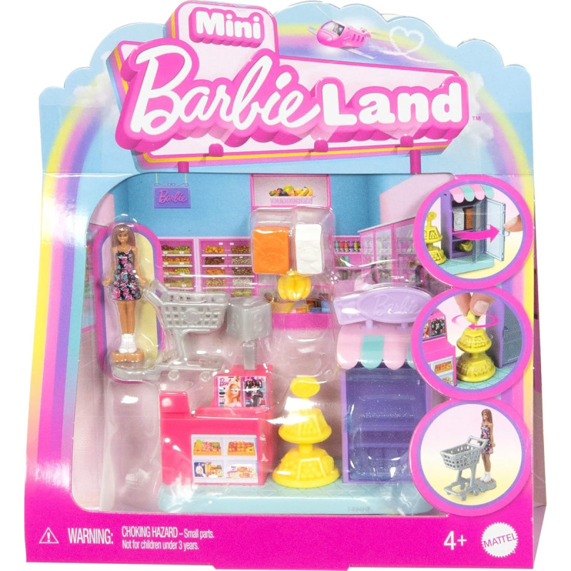 Barbie Mini BarbieLand lėlė ir priedai JCR33