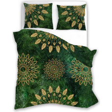 BEDDING SET 140X200+70X90 NOBILE 004 SATYNA BAW.FOTOPRINT.