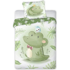 POŚCIEL KPL.PRZYTULAKI/CUDDLES 016 KROKODYL 100X135+40X60 BAW.