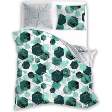 POŚCIEL KPL.220X200+2x70X80 MILAGRO VERDE 009 SATYNA BAW.