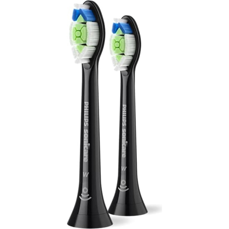 Philips Sonicare Optimal White dantų šepetėlio galvutės (2 vnt.), juodos — HX6062/88
