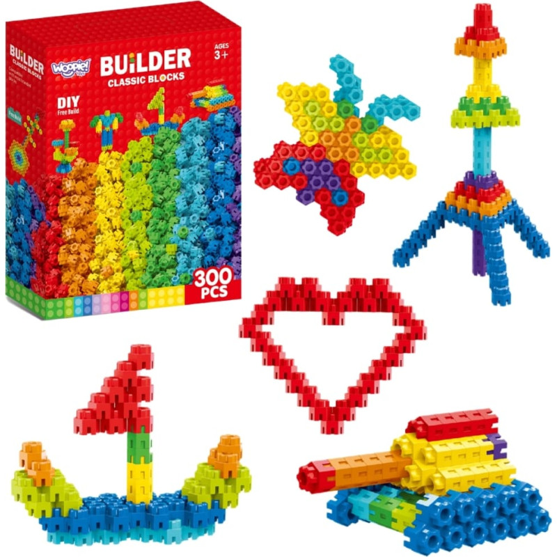 Woopie kūrybiniai konstravimo blokeliai – 300 dalių