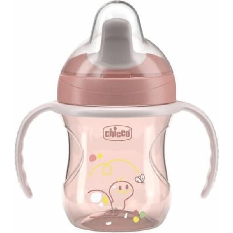 Chicco 180622 NO-SPILL CUP WITH HARD SPOUT 200ML 6+ PINK