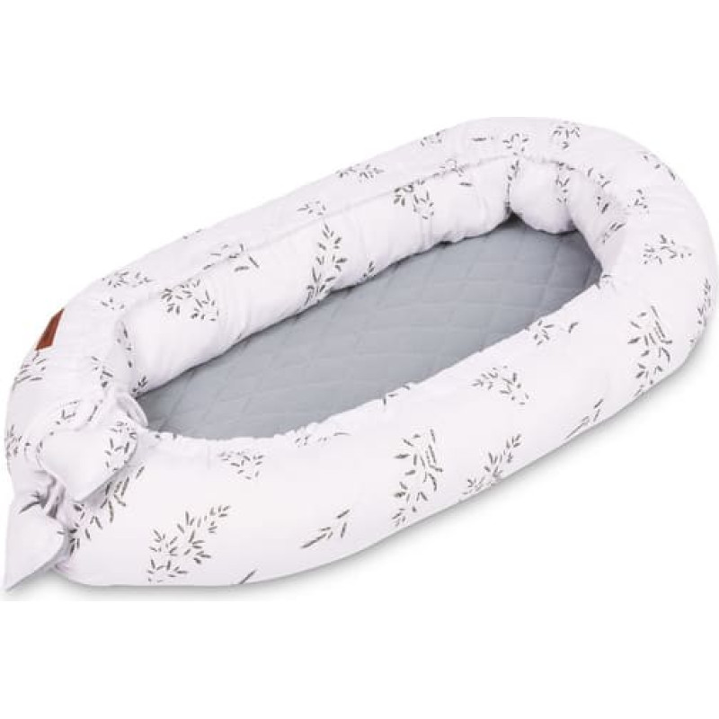 Sensillo BABY NEST MUSLIN BRANCH GREEN