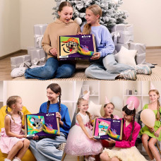 Okto Kūrybinis rinkinys Modelino rinkinys - 3D tapyba Lama (30*30 cm)