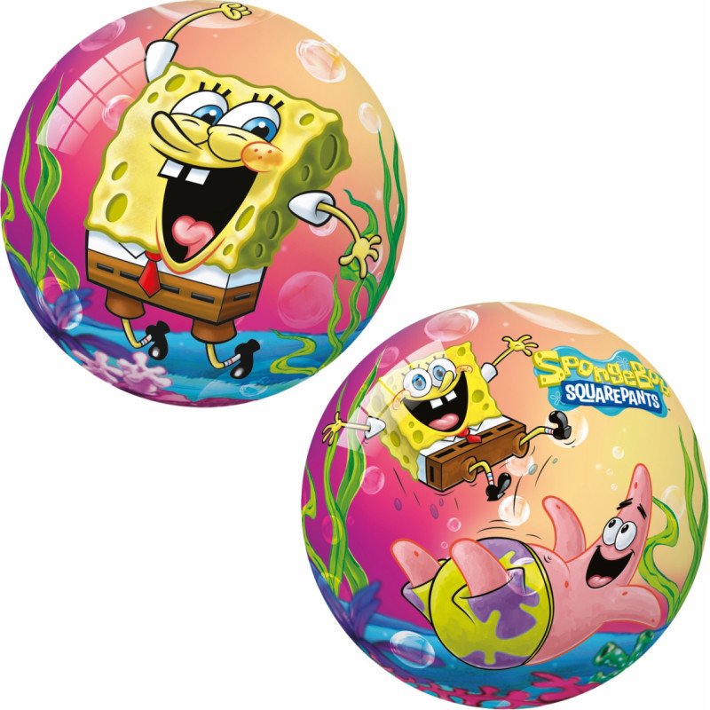 PIŁKA GUMOWA LICENCYJNA SPONGEBOB
