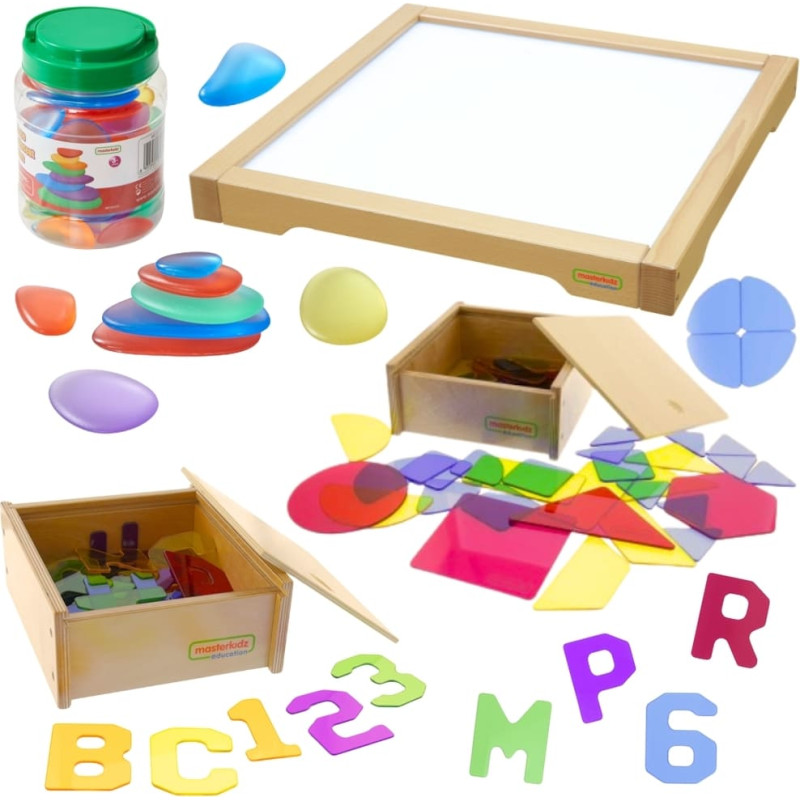 Masterkidz Panel Skrzynia LED Sensoryczna + Zestaw Akcesori&oacute;w