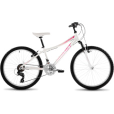 Romet vaikiškas dviratis – ROMET Jolene 24, baltai-rožinis