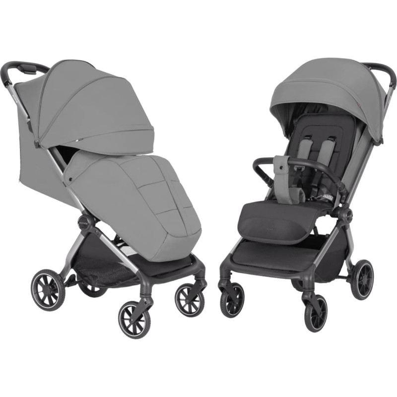Carrello Baby vežimėlis pasivaikščiojimams Atom M CRL-5527 Alloy Grey