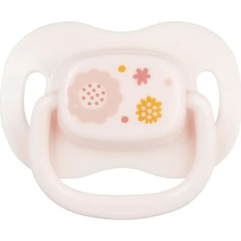 Canpol 22/580_pin_new Smoczek uspokajający silikon symetryczny 0-6m Newborn Baby r&oacute;żowy