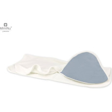 Miminu KIECZMERSKI Okrycie kąpielowe 100x100 MUŚLIN BAWEŁNIANY bawełna 100% jeans