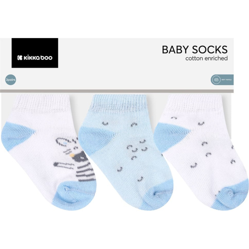 Baby summer socks Stripy Friends 6-12m