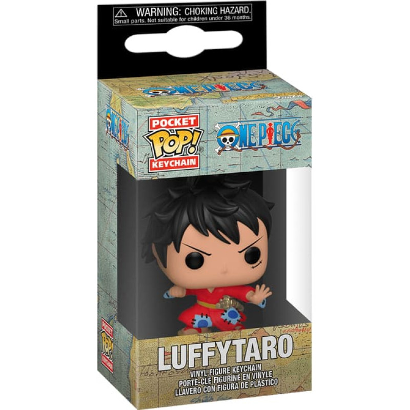 Funko POP! Raktų pakabutis: One Piece - Monkey D. Luffy, 10 cm