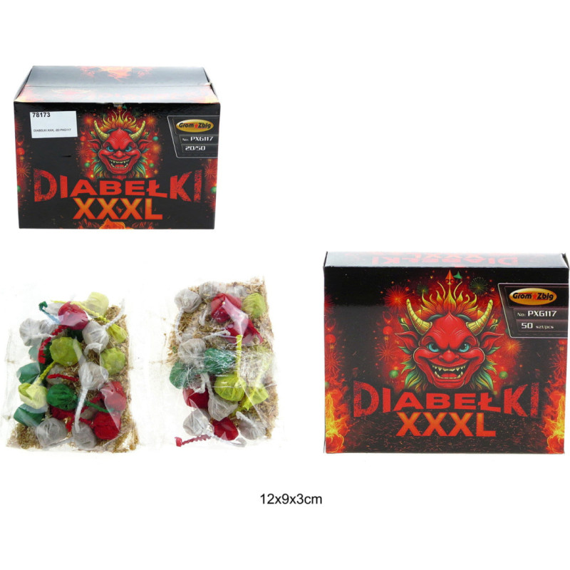 Sprogstantys žirniukai XXXL, 50 vnt.