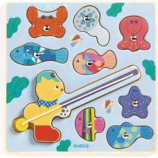 Djeco Medinė dėlionė - Žvejybos žaidimas - Bariolo