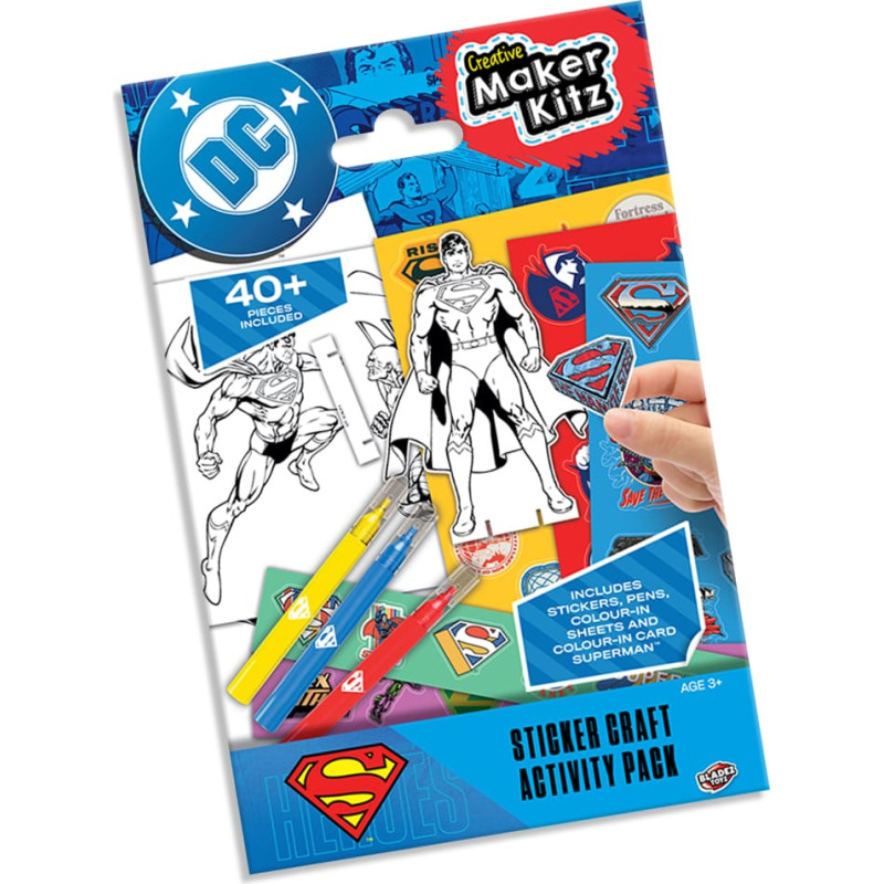 Bladez Kūrybinis rinkinys su lipdukais &bdquo;Supermenas&ldquo;