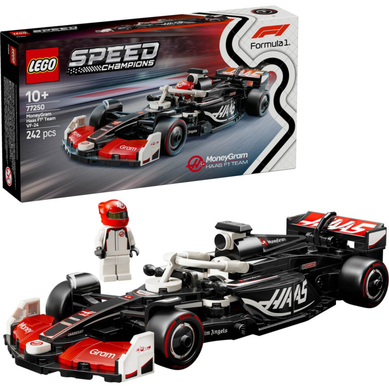 Lego Speed Champions Moneygram Haas F1 Team Vf-24 Race Car 77250