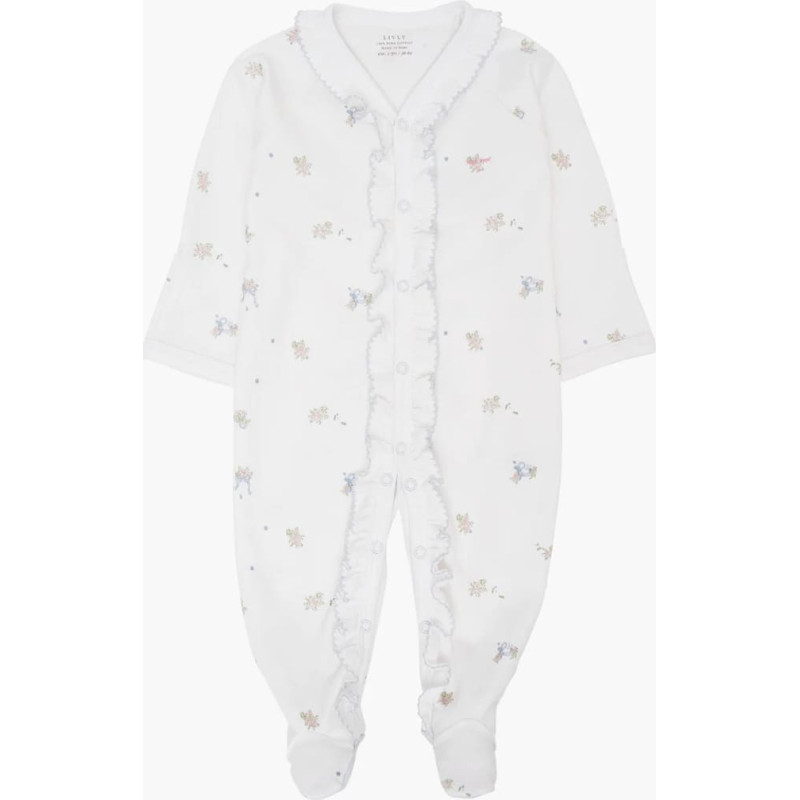 Livly Clothing Rāpulis Livly Roses And Ribbons Sara Footie