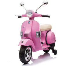 KIKKABOO Įkraunamas vaikiškas motoroleris Licensed Vespa PX150 Pink