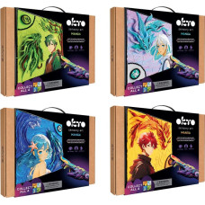 Okto Kūrybinis rinkinys Modelino rinkinys - 3D tapyba MANGA Oras (29*29 cm)