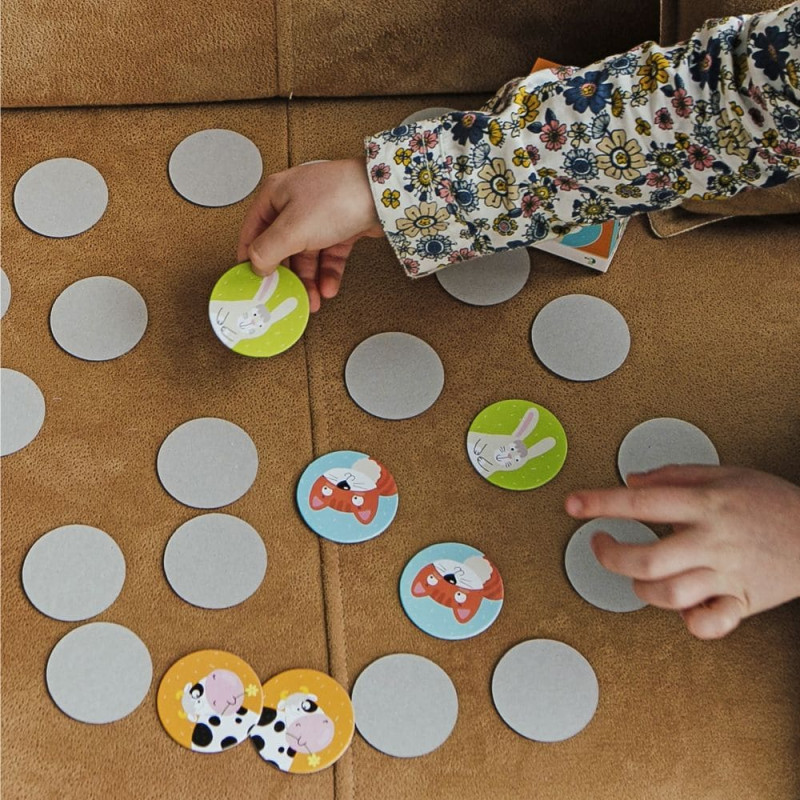 Dodo Stalo žaidimai Atminties (Memo) žaidimas Gyvūnai