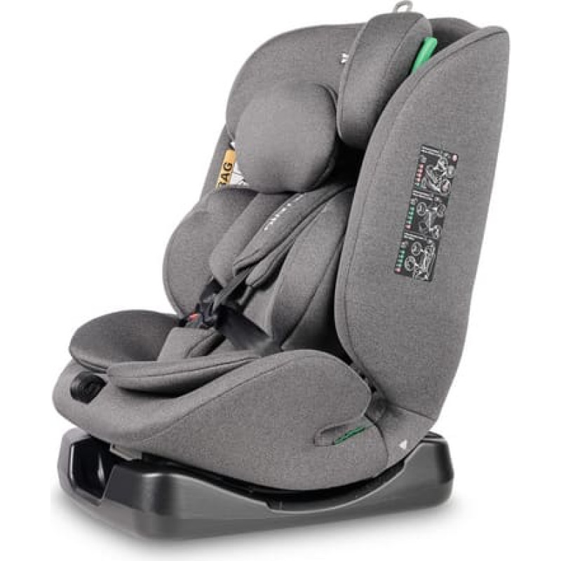 Caretero automobilinė kėdutė MUNDI I-SIZE GREY (40-150)