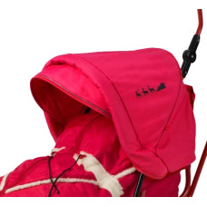 Adbor PICCOLINO Sledge Canopy, Red