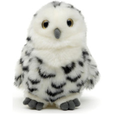 Uni-Toys Plush toy Owl, white, 18 cm
