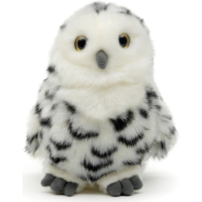 Uni-Toys Plush toy Owl, white, 18 cm