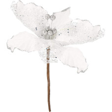 Springos Kalėdinė dekoracija &bdquo;Poinsettia&ldquo; Springos CA0799, 24&times;15 cm