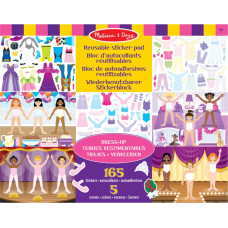 Melissa & Doug Daugkartinio naudojimo lipdukų knygelė „Aprenk mane“