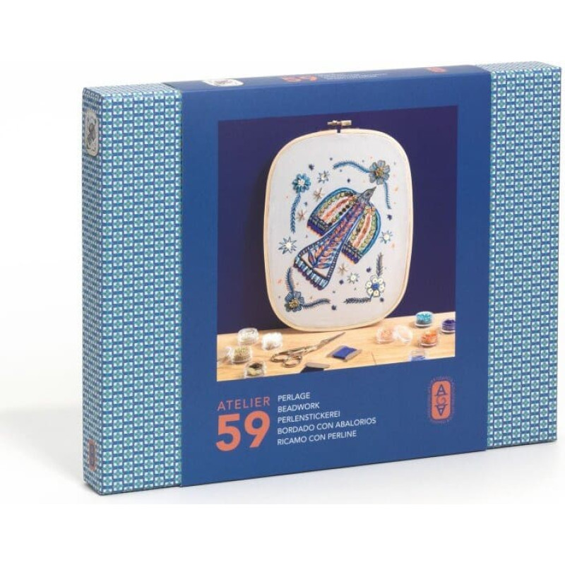 Djeco AGA - Kūrybinė dirbtuvė 59 - Siuvinėjimas karoliukais