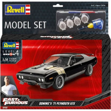 Revell H Model Set F&F Dominics 1971Plymouth GTX