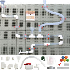 Masterkidz System Rur Do Tablicy STEM 84 Element&oacute;w Tor Wodny Kulkowy