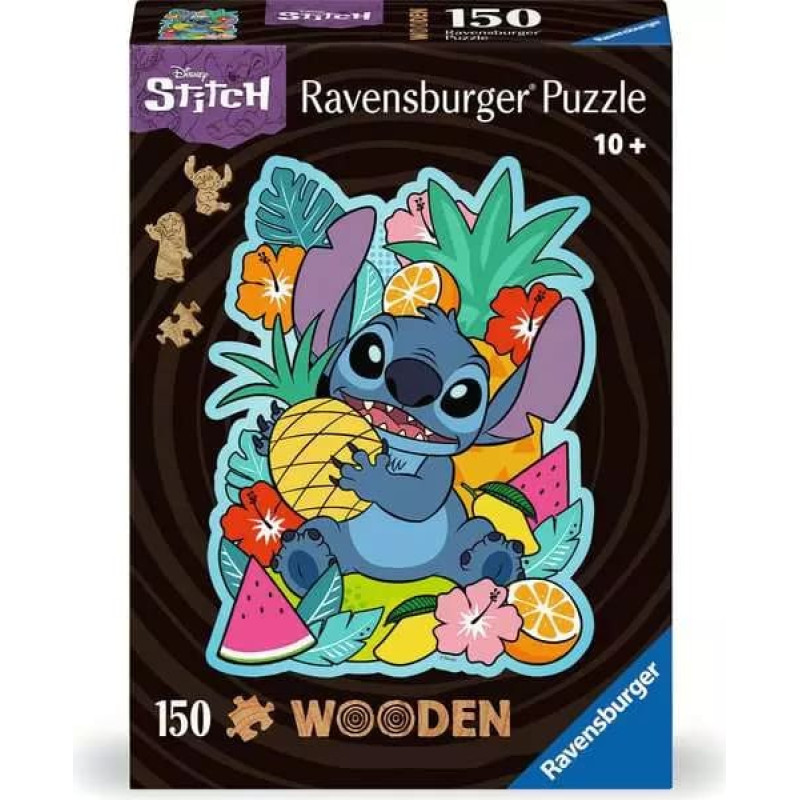 Ravensburger medinė dėlionė Stitch, 150pcs 10+