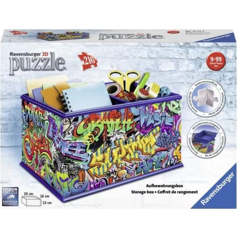 Ravensburger 3D puzzle jewelry box Graffiti