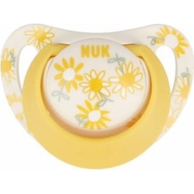 NUK 443032 SILICONE PACIFIER STAR 6-18 1PC 543892, 10736751