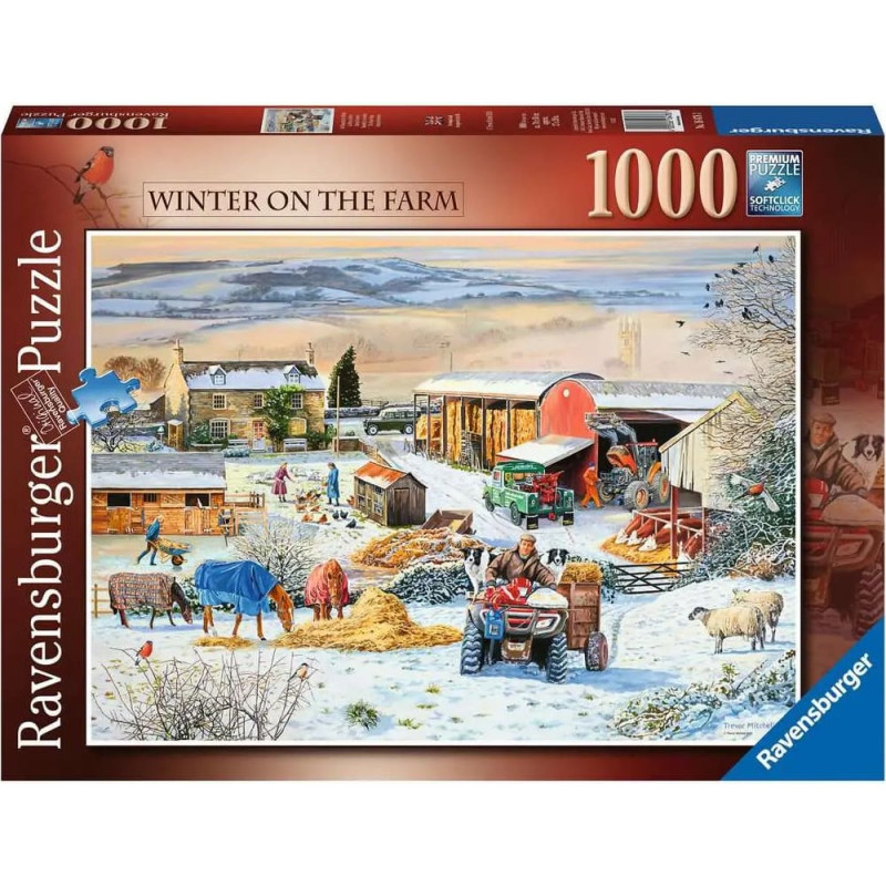 Ravensburger Puzzle 1000 Winter on the Farm