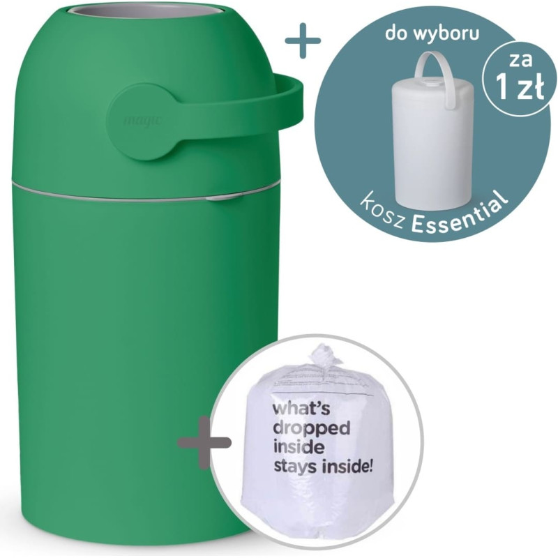 Magic DIAPER PAIL MAJESTIC GREEN GREEN