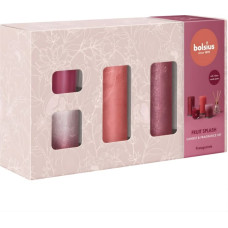 Bolsius Dāvanu komplekts Fruit Splash pomegranate