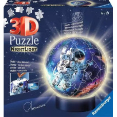 Ravensburger Round 3D Puzzle with Light, 74 pcs, Space