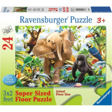 Ravensburger Floor puzzle, 24 pcs, Jungle Juniors